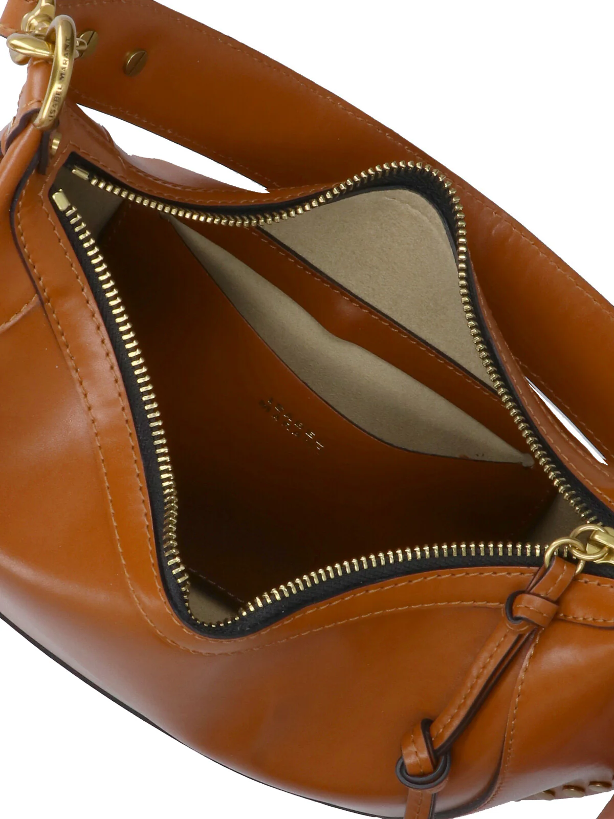 Brown Naoko Leather Shoulder Bag - Image 4