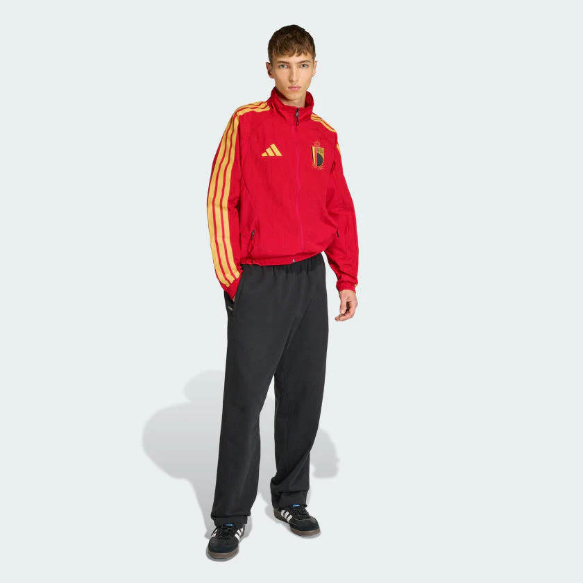Men's adidas Belgium Home Anthem Jacket - Image 3